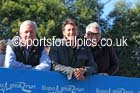 Brendan Foster, Sir Sebastian Coe and Jonathan Edwards before the start of the BUPA Great North Run. Photo: David T. Hewitson/Sports for All Pics